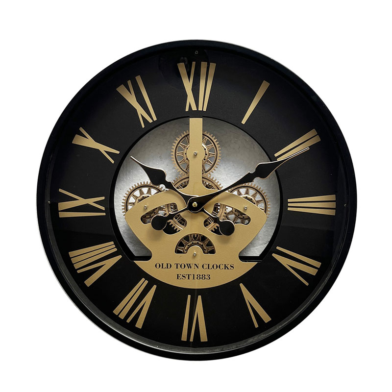 שעון קיר כרונוגרף עץ – עיצוב מודרני