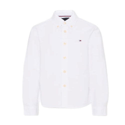 חולצה מכופתרת TOMMY HILFIGER מידות 6 חודשים עד 16 שנים לילדים בגוון לבן קלאסי