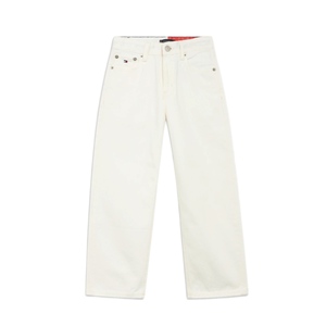 גינס TOMMY HILFIGER מידות 6 חודשים עד 16 שנים לילדים בגוון לבן