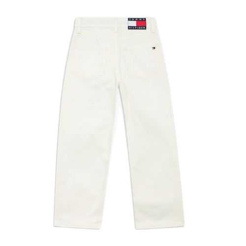 גינס TOMMY HILFIGER מידות 6 חודשים עד 16 שנים לילדים בגוון לבן