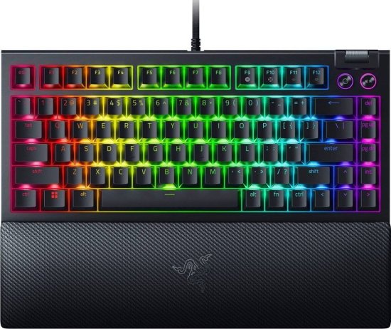 מקלדת גיימינג מכנית חוטית Razer BlackWidow V4 75%