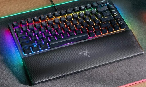 מקלדת גיימינג מכנית חוטית Razer BlackWidow V4 75%