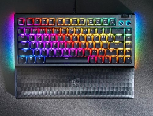 מקלדת גיימינג מכנית חוטית Razer BlackWidow V4 75%