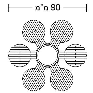 נדנדה לילדים צב כחול ומשחק הרכבה רהם - תוצרת ישראל 
