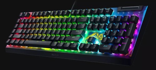 מקלדת גיימינג מכנית חוטית Razer BlackWidow V4 X Fortnite Edition