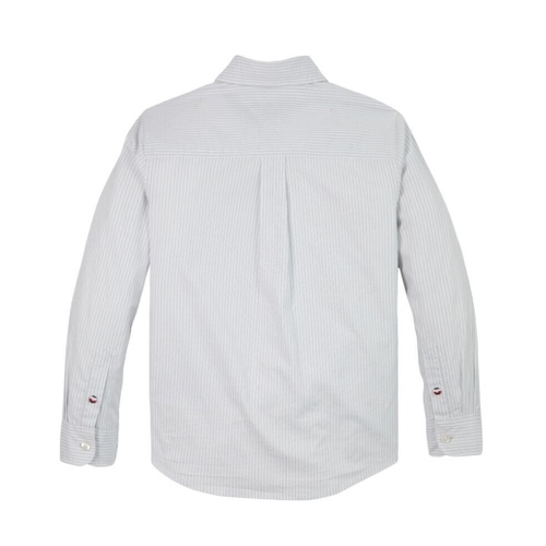 חולצה מכופתרת TOMMY HILFIGER מידות 6 חודשים עד 16 שנים לילדים בגוון אפור בהיר