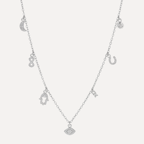 שרשרת סמלים משובצים