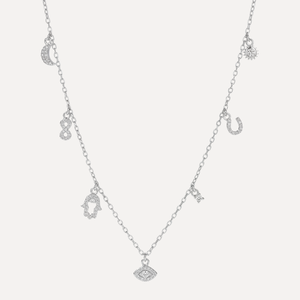 שרשרת סמלים משובצים