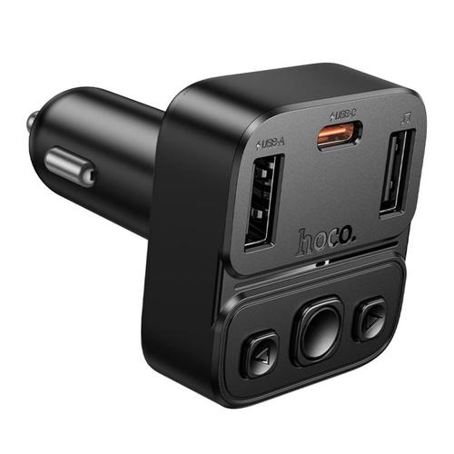 משדר FM לרכב HOCO E87 Delta 35W USB-A ו-USB-C 
