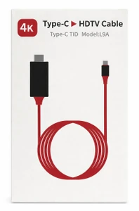 כבל Type-c ל- HDMI אורך 2 מטר