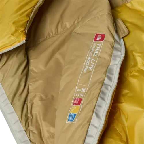 שק שינה TRAIL LITE DOWN 35 2°C צהוב - The North Face