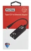 מתאם רשת אינטרנט Type-C לרשת Ethernet מבית Pro Line