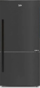 מקרר מקפיא תחתון Beko CN160237EXB נירוסטה מושחרת 580 ליטר פיקוד שבת צומת רוחב: 84 ס"מ