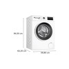 מכונת כביסה ‏פתח קידמי  Bosch WAN28218IT ‏8 ‏ק"ג בוש 