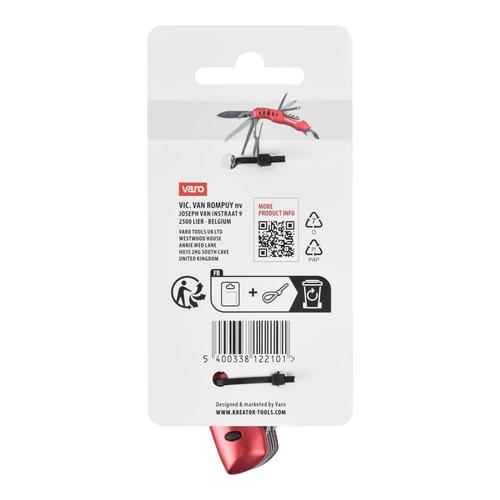 אולר כיס 15 מצבים,  106 KRTH00802, POCKET KNIFE 15 FUNCTIONS ברקוד 5400338122101