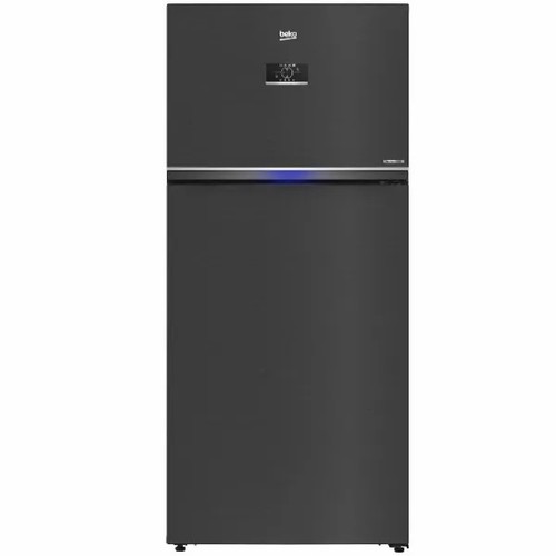 מקרר מקפיא עליון 630 ליטר – BEKO RDNE6543XR – נירוסטה מושחרת רוחב 76 ס