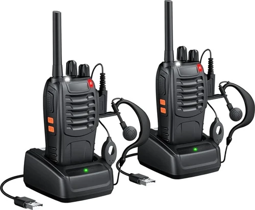 זוג מכשירי קשר ווקי טוקי מקצועי Baofeng BF88E 