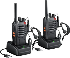 זוג מכשירי קשר ווקי טוקי מקצועי Baofeng BF88E 