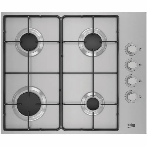 כיריים גז 4 להבות Beko HIGG64124SX – נירוסטה 60 ס