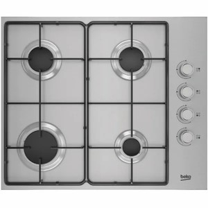כיריים גז 4 להבות Beko HIGG64124SX – נירוסטה 60 ס"מ