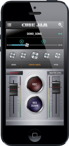 מגבר גיטרה מעוצב מבית Roland עם ממשק iOS מובנה