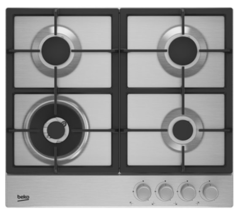 כיריים גז Beko HIAW64235 SX – נירוסטה 60 ס