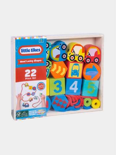 סט השחלת צורות מעץ Little Tikes