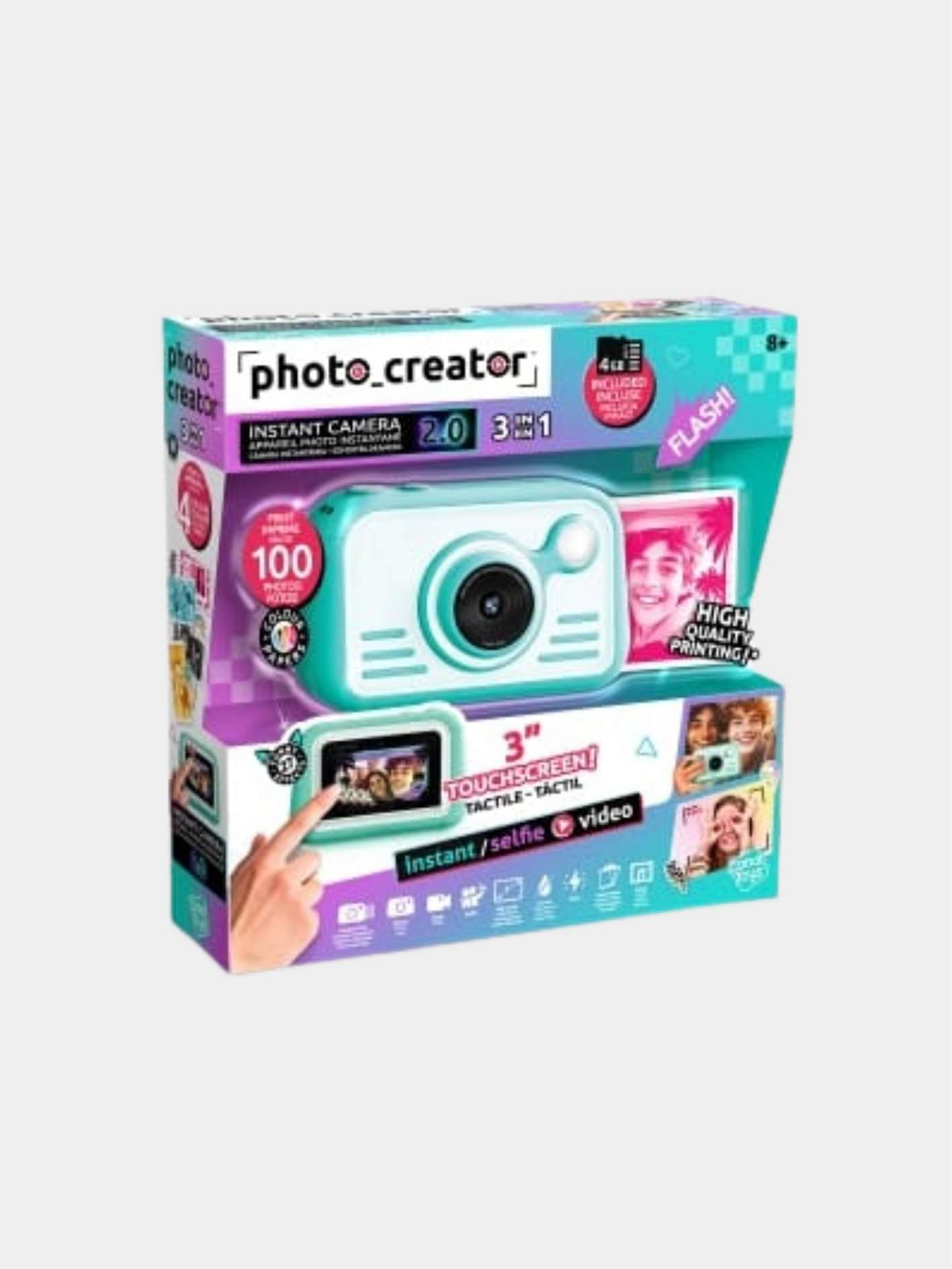מצלמה מדפיסה ה-Studio Creator Photo Creator Instant Camera 2.0 