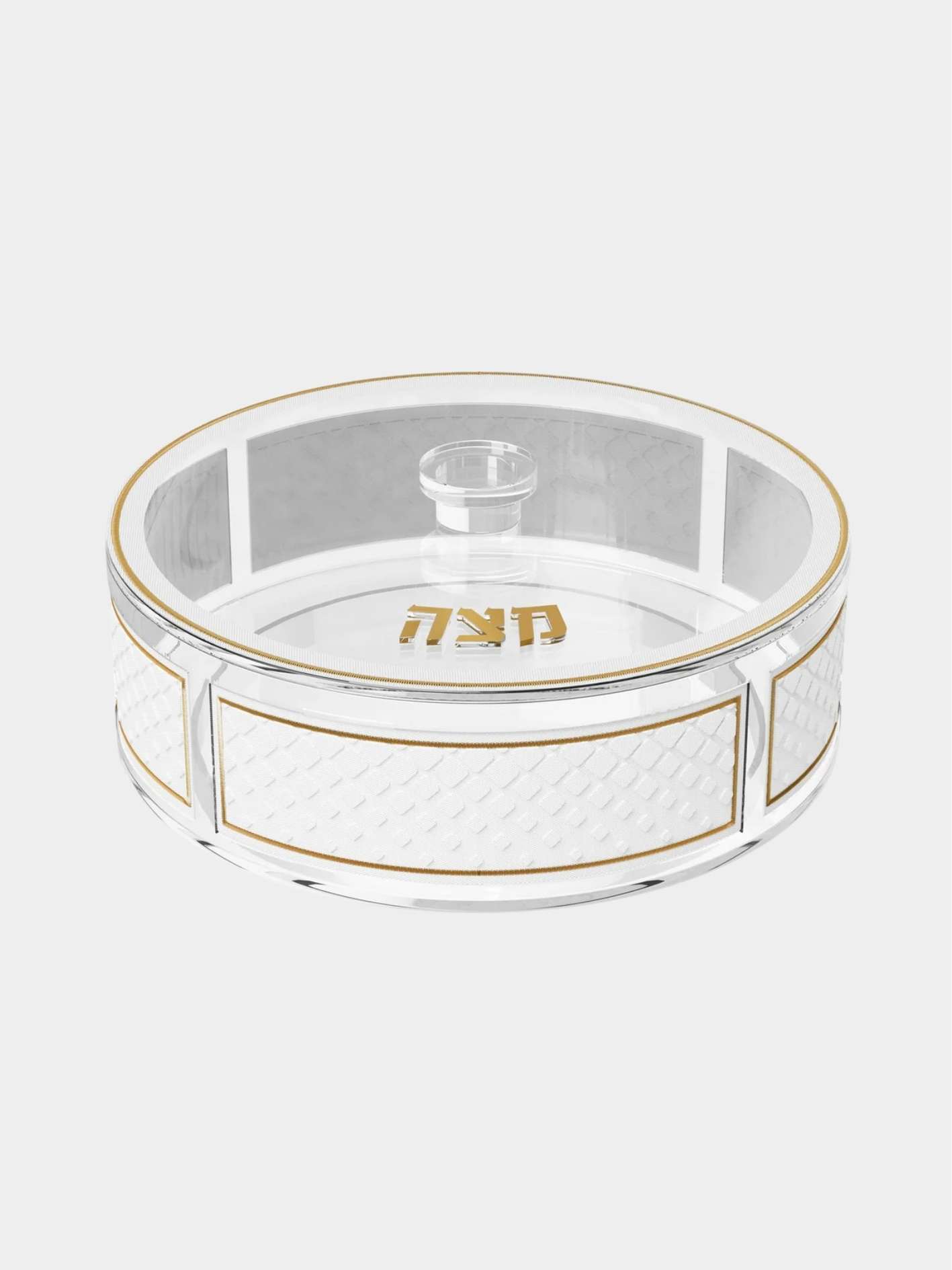 קופסא למצה עגולה לוסייט זהב