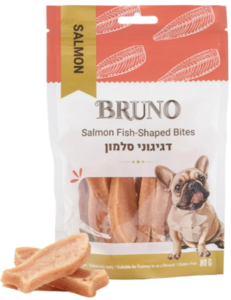חטיף לכלבים ברונו דגיגוני סלמון 80 גרם - 