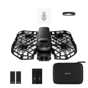 HOVERAir X1 Pro Combo – באנדל רחפן חכם לצילום אישי + סוללה חכמה + תחנת טעינה + תיק אחסון