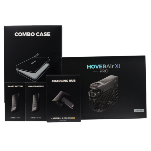 HOVERAir X1 Pro Combo – באנדל רחפן חכם לצילום אישי + סוללה חכמה + תחנת טעינה + תיק אחסון