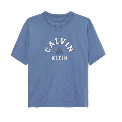 חולצה CALVIN KLEIN מידות 4-16 לילדים בגוון כחול