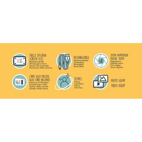 מצלמת ילדים – המצלמה הראשונה שלי לצילום תמונות ווידאו באיכות גבוהה עם מגן נפילות