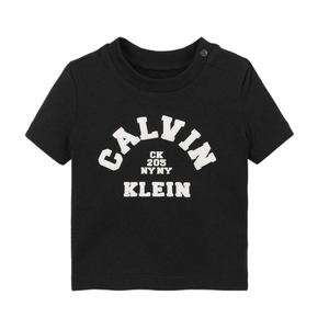 חולצה CALVIN KLEIN מידות 0-3 חודשים עד 4 שנים לילדים בגוון שחור