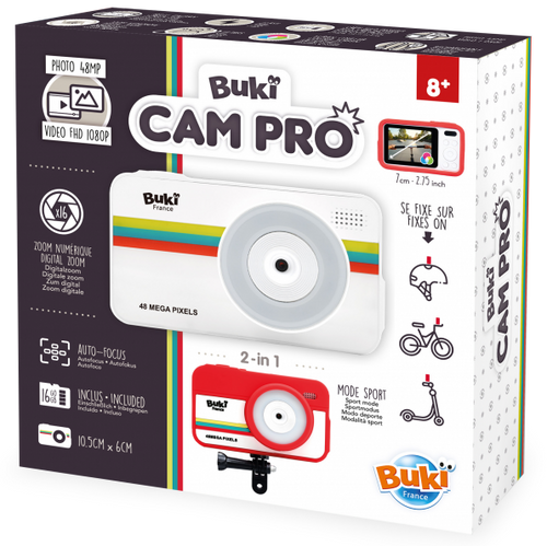 מצלמת אקסטרים לילדים CamPro – מצלמת 2 ב-1 לצילום חופשות והרפתקאות ספורט