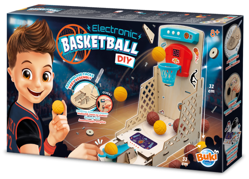 ערכת בנייה עצמית: משחק כדורסל אלקטרוני – בנו, עצבו ושחקו