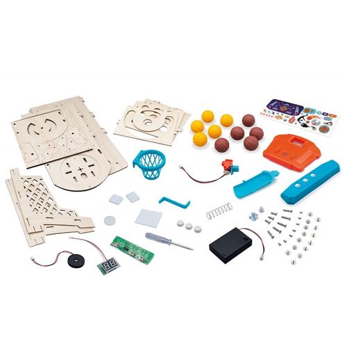 ערכת בנייה עצמית: משחק כדורסל אלקטרוני – בנו, עצבו ושחקו