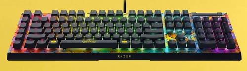 מקלדת גיימינג מכנית חוטית Razer Blackwidow V4 X Pokémon Kanto Starters Edition