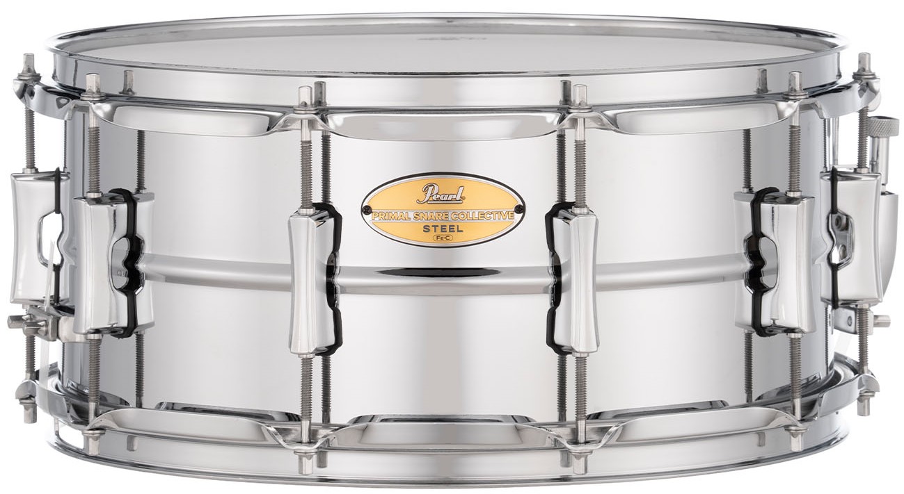 Pearl Primal Snare Collective Steel 14"x6.5" Snare Drum