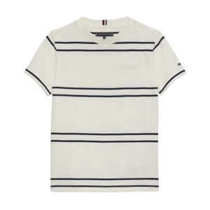 חולצה TOMMY HILFIGER מידות 6 חודשים עד 16 שנים לילדים בדוגמת פסים
