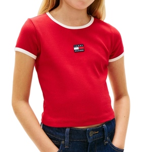 חולצה TOMMY HILFIGER מידות 2-16 לילדים בגוון אדום