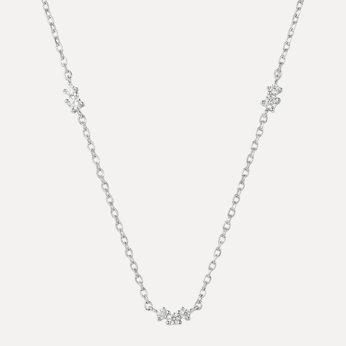 שרשרת שיבוץ זירקונים עדין