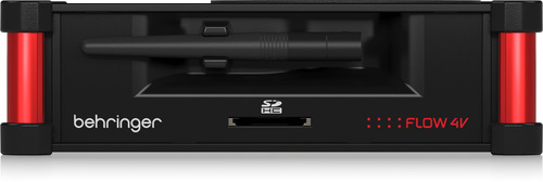 מיקסר ומקליט שטח דיגיטלי Behringer FLOW 4V – 4 כניסות, 32-Bit Float ו-Timecode