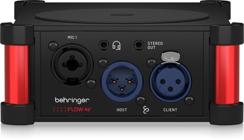 מיקסר ומקליט שטח דיגיטלי Behringer FLOW 4V – 4 כניסות, 32-Bit Float ו-Timecode