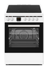 תנור משולב משטח קרמי 60 ס”מ PR 6060 VTR BK/WHT לב או שחור פירלס PEERLESS