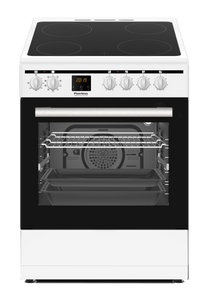 תנור משולב משטח קרמי 60 ס”מ PR 6060 VTR BK/WHT לב או שחור פירלס PEERLESS