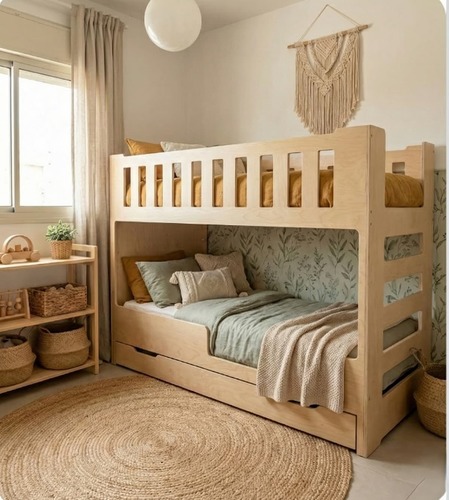 מיטת קומותיים דגם מאיה עם מיטת חבר 