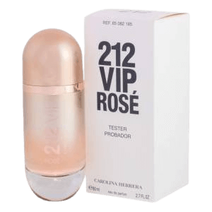 בושם טסטר לאישה 80 מ"ל | Carolina Herrera Vip 212 Rose | או דה פרפיום E.D.P