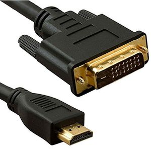  כבל HDMI-DVI באורך 1.8M באיכות PROTEC 1080p Full HD